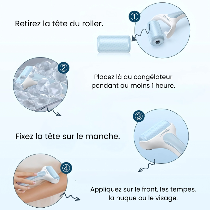 Cryo Roller : 8h de confort glacé pour votre routine