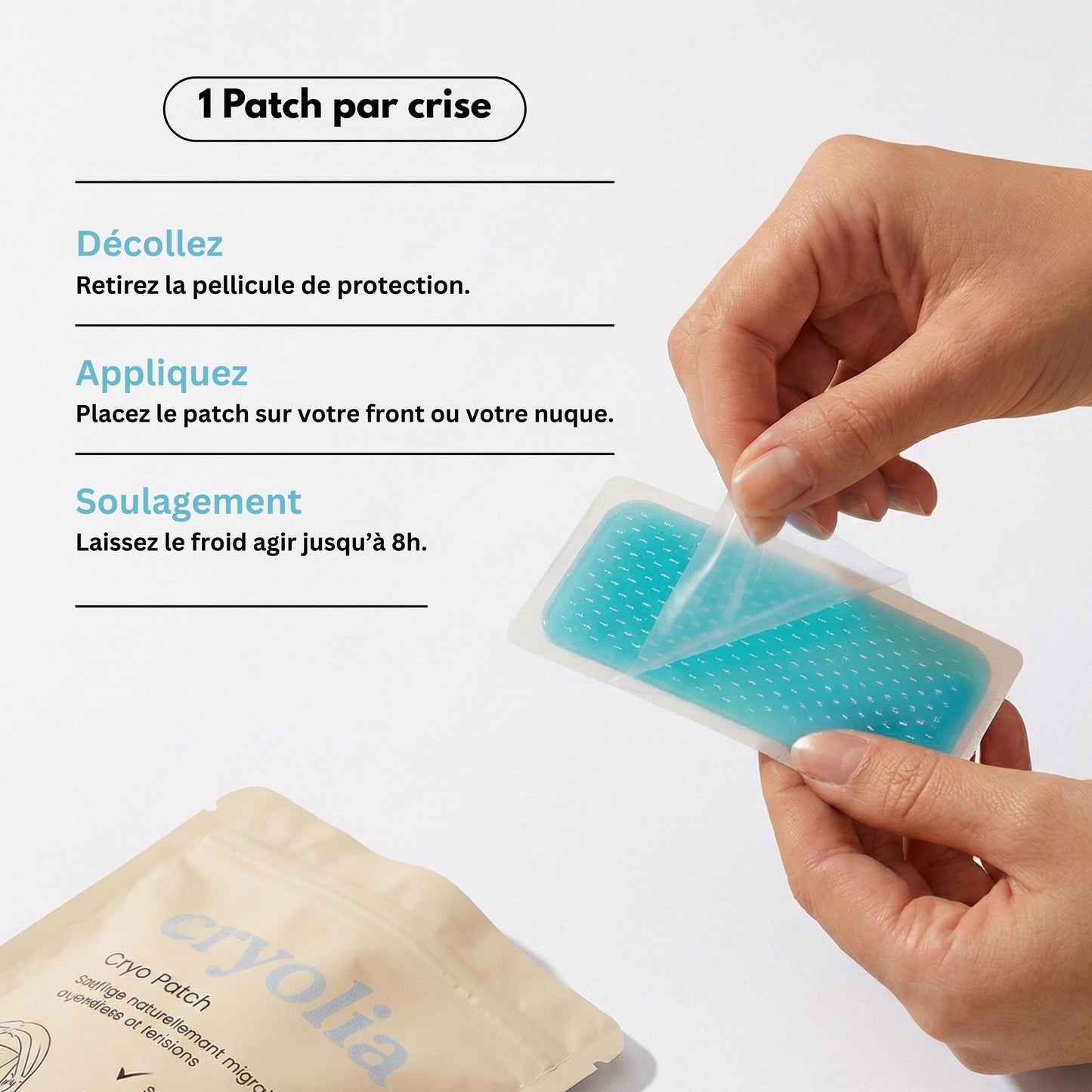 Cryo Patch : 8h contre migraines