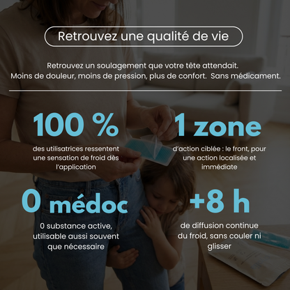 Cryo Patch : 8h contre migraines