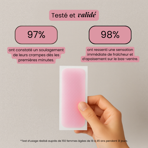 Patch Menstruel : 8h de confort sans douleurs