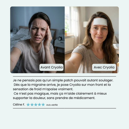 Cryo Patch : 8h contre migraines