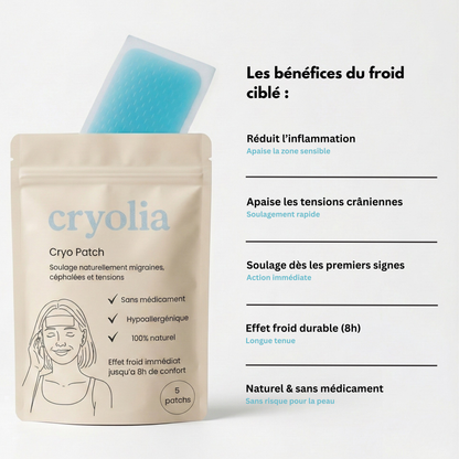 Cryo Patch : 8h contre migraines