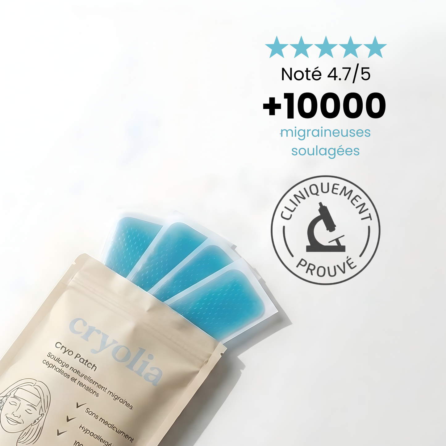 Cryo Patch : 8h contre migraines